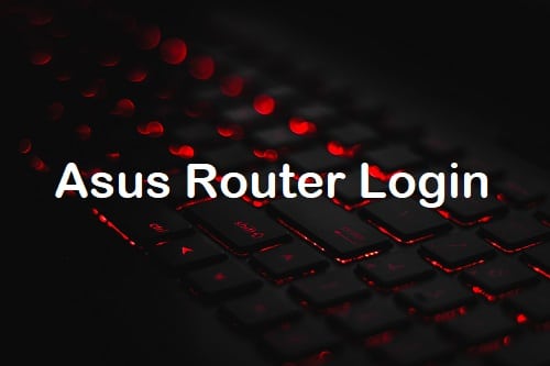 asus router ip login