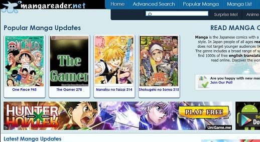 mangareader website