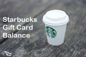 starbucks gift card balance featured