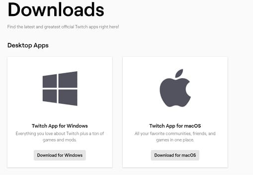 download twitch desktop applications